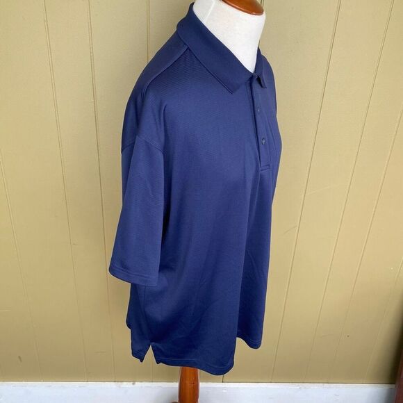 Ben Hogan performance golf collection men 2XL short sleeve polo shirt navy blue - Picture 4 of 10